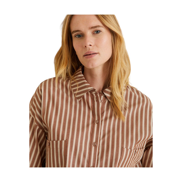 Bluse e camicie Donna Yerse - Camicia Con Tasche - Marrone