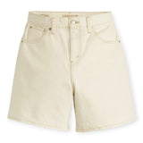 Pantaloncini Donna Levi's - High Baggy Short - Bianco