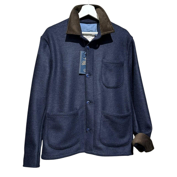 Giacche Uomo Bl'ker - Work Shirt Boiled Wool - Blu