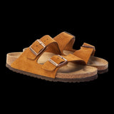 Sandali Unisex Birkenstock - Arizona Suede Leather - Miele