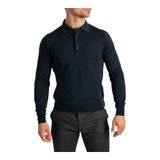 Maglie a manica lunga Uomo K-Way - Rey Wool Merino Blend - Blu