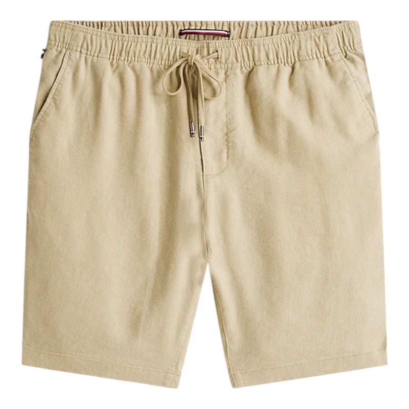 Bermuda Uomo Tommy Hilfiger - Harlem Po Linen Short - Beige