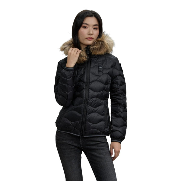 Piumini Donna Blauer - Aldie - Nero