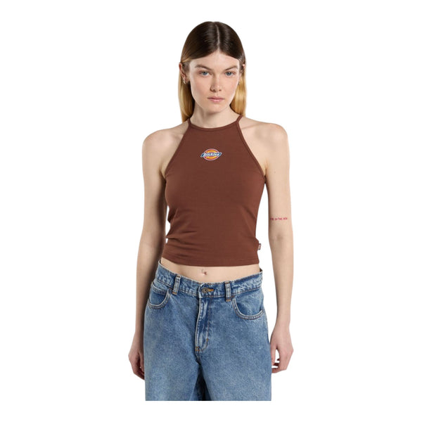 Canotte e top Donna Dickies - Chain Lake Vest V - Marrone