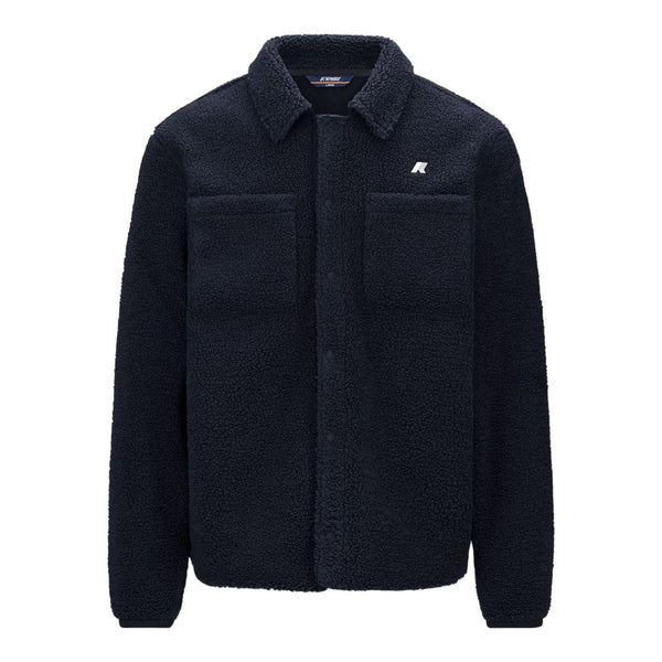 Giubbotti Uomo K-Way - Cameron Sherpa Polar - Blu