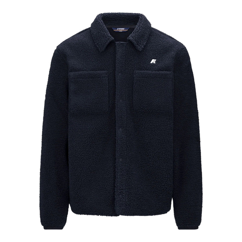 Giubbotti Uomo K-Way - Cameron Sherpa Polar - Blu