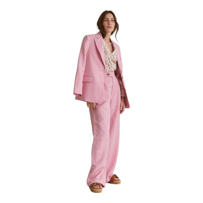 Giacche Donna Yerse - Blazer Misto Lino - Rosa