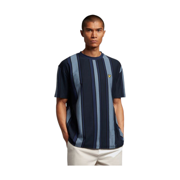 T-shirt Uomo Lyle & Scott - Vertical Stripe T-Shirt - Blu