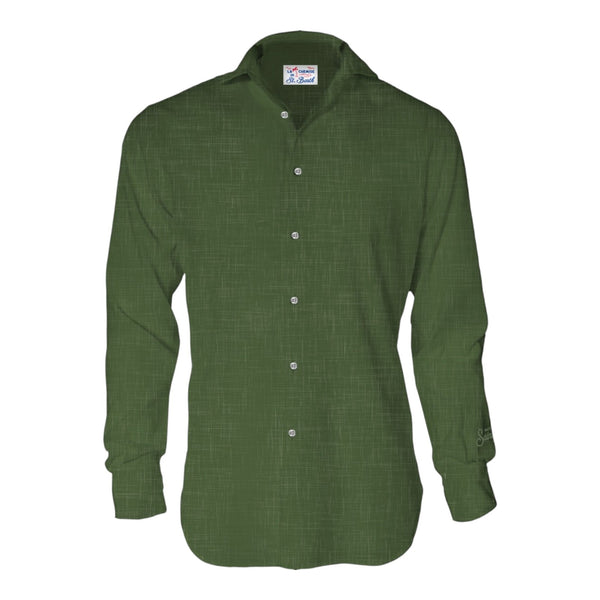 Camicie casual Uomo Mc2 Saint Barth - Pamplona	Classic Shirt - Verde