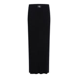 Gonne casual Donna Calvin Klein - Woven Label Sweater Skirt - Nero