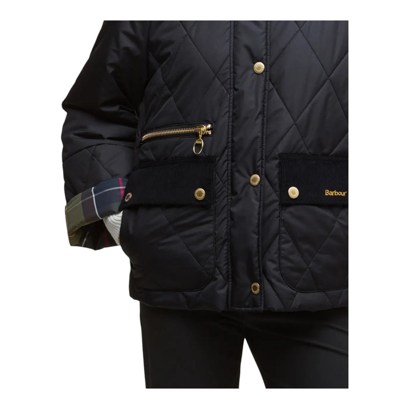 Giubbini Donna Barbour - Martha Quilted Jkt - Nero
