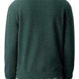 Maglie Uomo Calvin Klein - Ls Ez Cotton Waffle Crwnk Swtr 9 - Verde