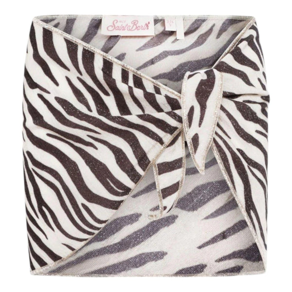 Gonne e gonne pantalone Ragazza Mc2 Saint Barth - Girl Short Sarong - Multicolore
