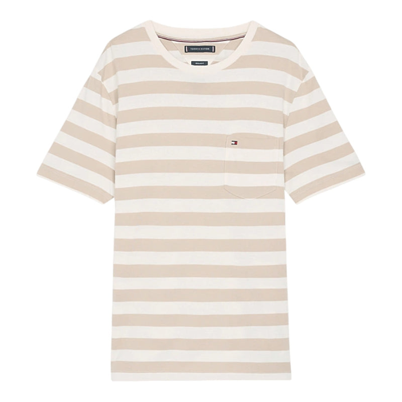 T-shirt Uomo Tommy Hilfiger - Essential Solid Pocket Tee - Bianco
