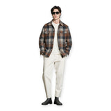 Camicie casual Uomo Impure - Overshirt L/S Padded Comfort Rust Check - Marrone
