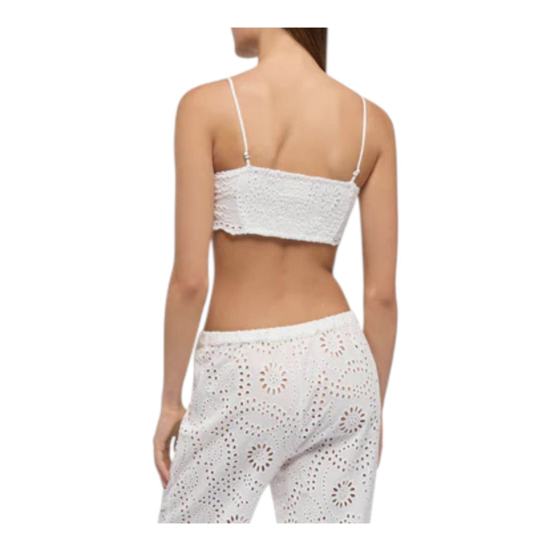 Canotte e top Donna Mc2 Saint Barth - Florida Sangallo Top - Bianco