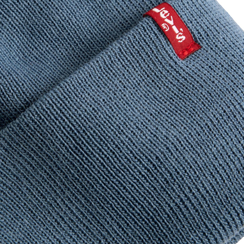 Baschi e berretti Uomo Levi's - Slouchy Red Tab Beanie Horizon Blue - Blu