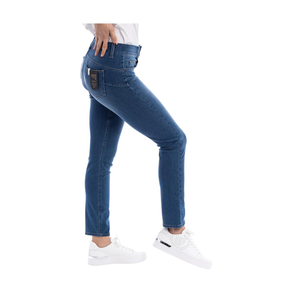 Jeans Donna Liu Jo - B.up Ideal Reg.w. - Celeste