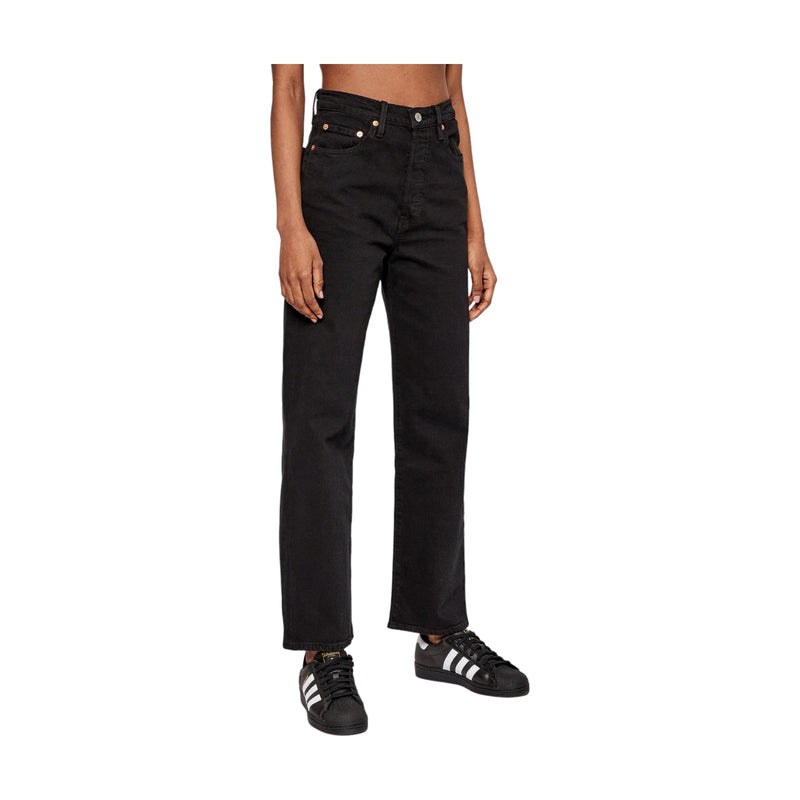 Jeans Donna Levi's - Ribcage Straight Ankle - Nero