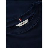 T-shirt Donna Tommy Hilfiger - Reg Corp Logo C-Nk Ss - Blu