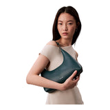 Borse a mano Donna Calvin Klein - Foil Logo Conv Shoulder Bag - Ottanio