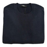 Maglioni Uomo Alpha Studio - Girocollo Sella Merinos - Blu