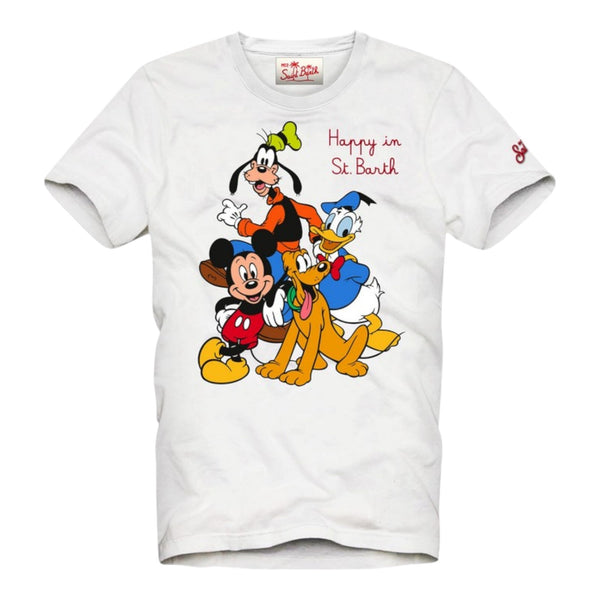T-shirt Bambini Unisex Mc2 Saint Barth - T-Shirt Boy Cotton Classic T Shirt - Bianco