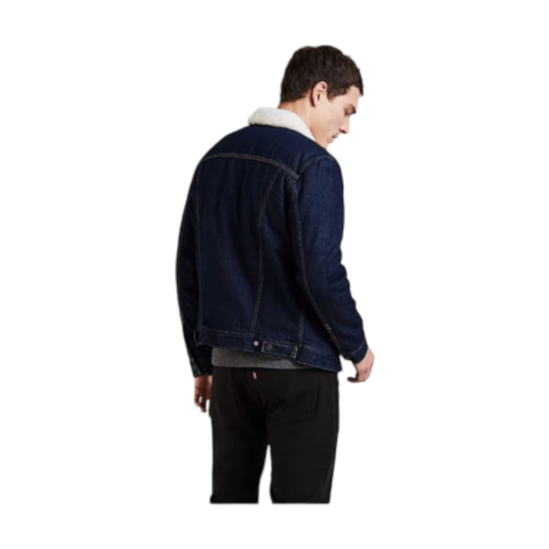 Giubbotti Uomo Levi's - Type Iii Sherpa Trucker Jacket - Blu