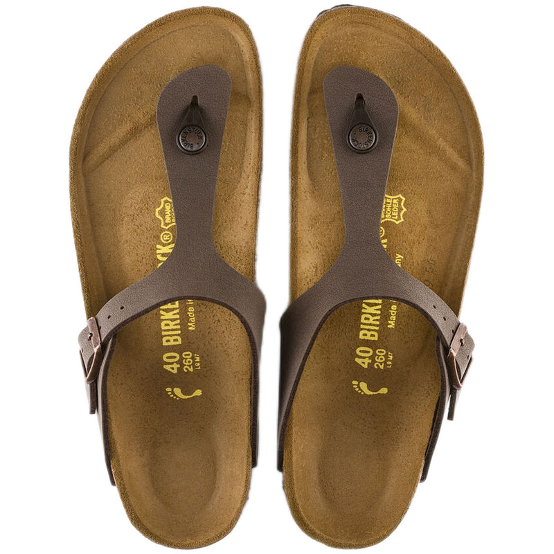 Sandali Unisex Birkenstock - Gizeh mocca, Birkibuc Calz.N - Marrone