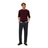 Maglie a manica lunga Uomo Tommy Hilfiger - Essential Structure Crew Neck - Bordeaux