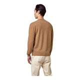 Maglioni Uomo Alpha Studio - Scollo V M/L Contrasti Basic Geelong - Beige