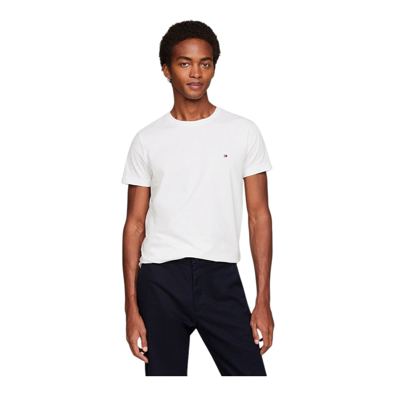T-shirt Uomo Tommy Hilfiger - Core Stretch Slim C-Neck - Bianco