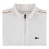Felpe senza cappuccio Ragazza Lacoste - Lcn Monogram Full Zip Top - Bianco