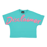 T-shirt Donna Disclaimer - Maglia Donna Crop In Jersey - Menta