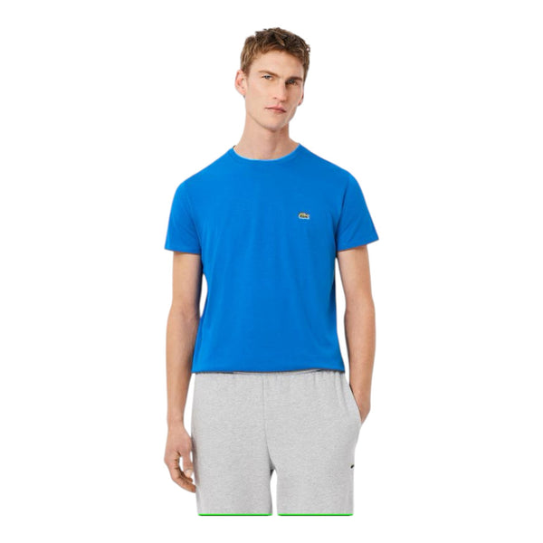 T-shirt Uomo Lacoste - T-Shirt 100% Pima Cotton - Azzurro