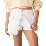Gonne casual Donna Levi's - Button Front Skort - Bianco