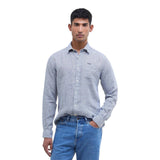 Camicie casual Uomo Barbour International - Linton Tailored Shirt - Blu