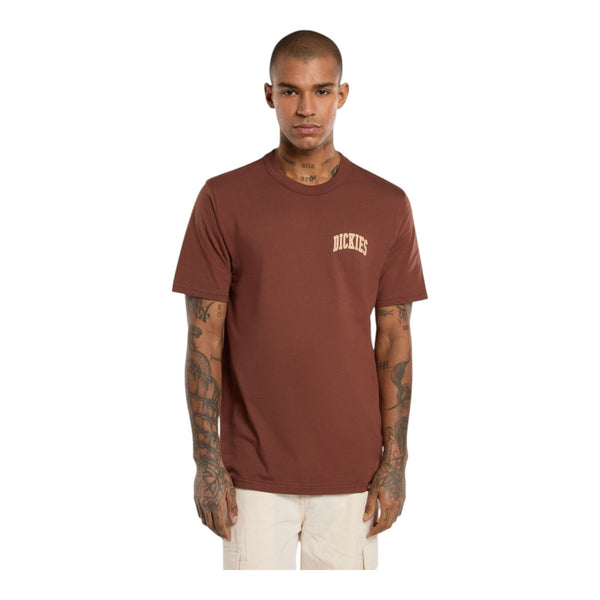 T-shirt Uomo Dickies - Aitkin Chest Tee Ss - Marrone