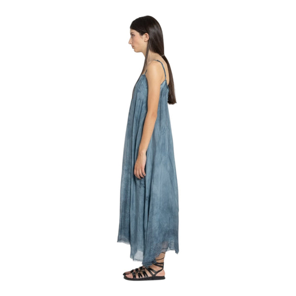 Vestiti casual Donna Sanctamuerte - Abito Lungo Over - Indaco