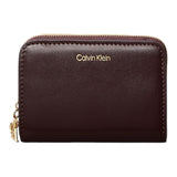 Portafogli Donna Calvin Klein - Ck Medium Flap Zip - Bordeaux
