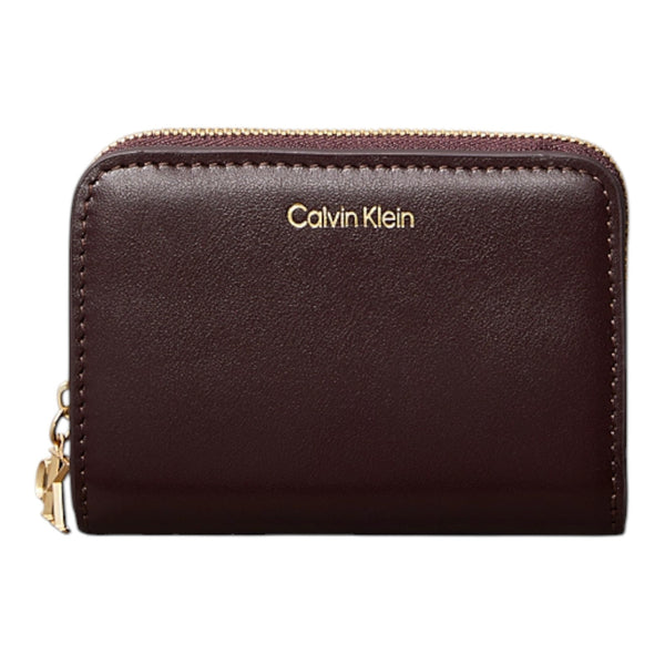 Portafogli Donna Calvin Klein - Ck Medium Flap Zip - Bordeaux