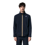 Felpe senza cappuccio Uomo K-Way - Pepin Poly Cotton - Blu