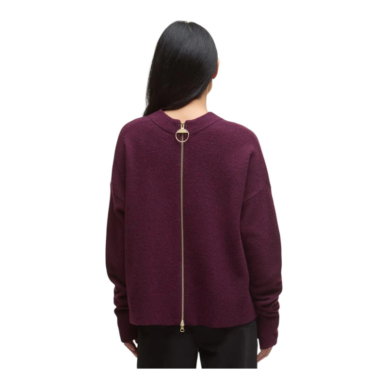 Maglioni Donna Barbour - Leonie Knitted Jumper - Bordeaux
