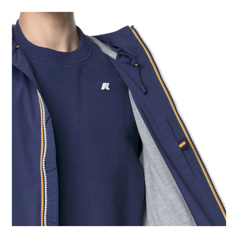 Giubbini Uomo K-Way - Jack Stretch Nylon Jersey - Blu elettrico