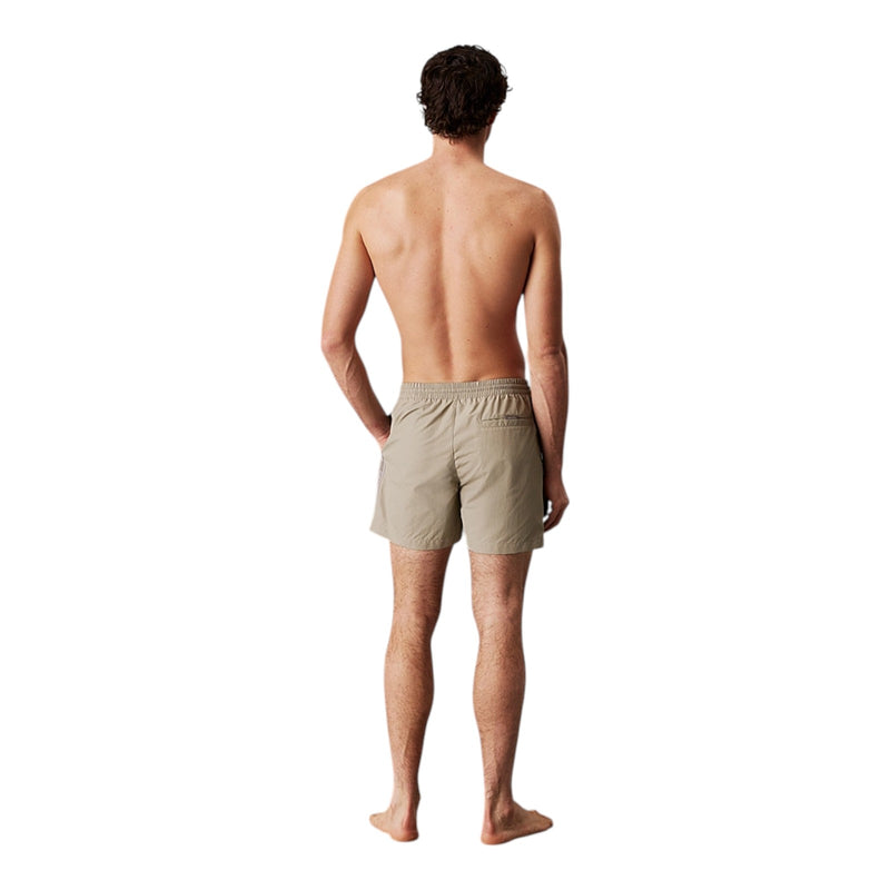 Pantaloncini e calzoncini Uomo Calvin Klein - Medium Drawstring Logo Tape - Beige