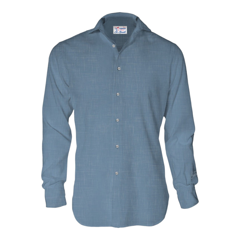 Camicie casual Uomo Mc2 Saint Barth - Pamplona	Classic Shirt - Avio