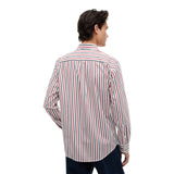 Camicie casual Uomo Tommy Hilfiger - Flex Poplin Seasonal Stripe Sht - Multicolore