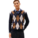 Maglie Uomo Tommy Hilfiger - Argyle Ls Rugby - Blu