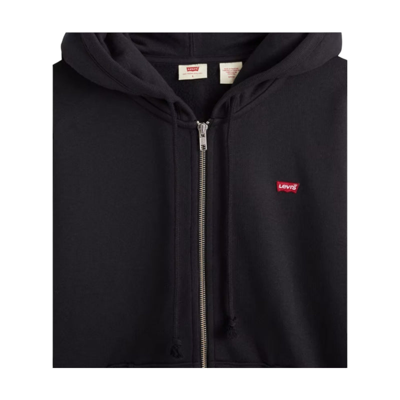 Felpe con cappuccio Donna Levi's - Standard Zip Hoodie - Nero