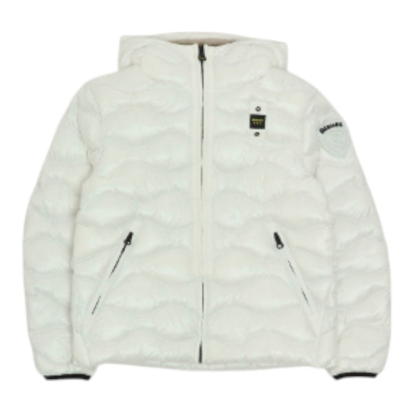 Giubbini Ragazzo Blauer - Bryant Junior Giubbini Corti Imbottito Ovatta - Bianco